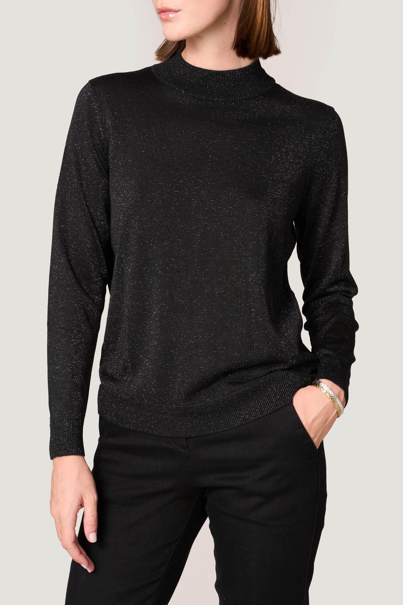 TOM TAILOR Maglia Donna Manica Lunga In Jersey Morbido Con Dettaglio Nodo Sull'Orio – Vestibilità Regolare