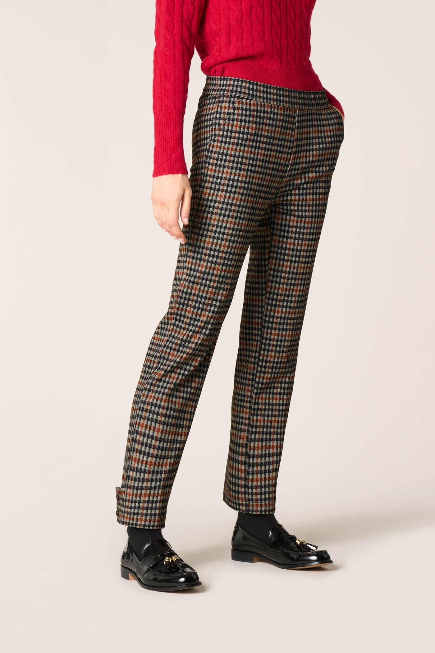 Leggings Straight shepherds Check