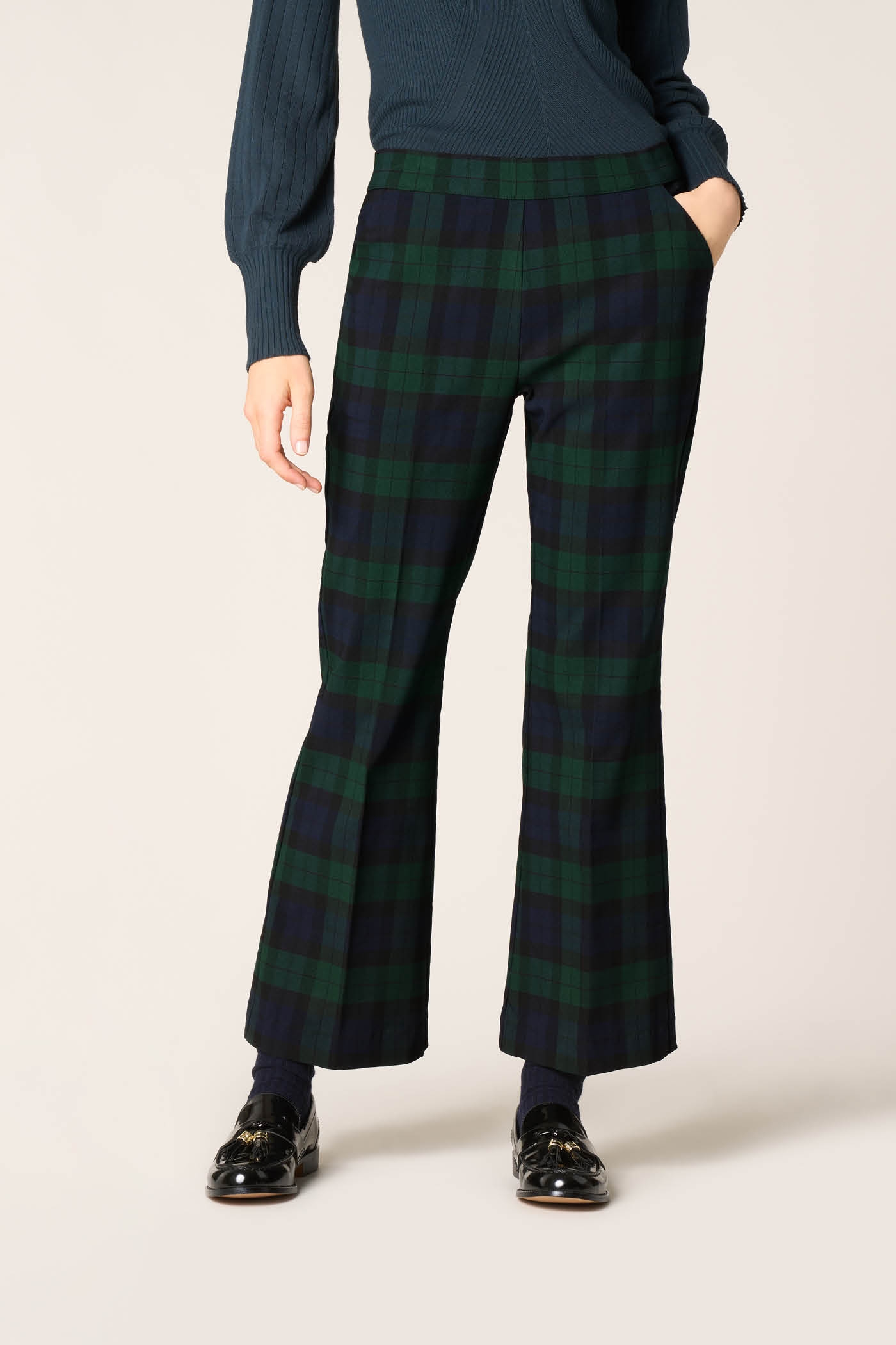 Leggings Kick Flare Tartan