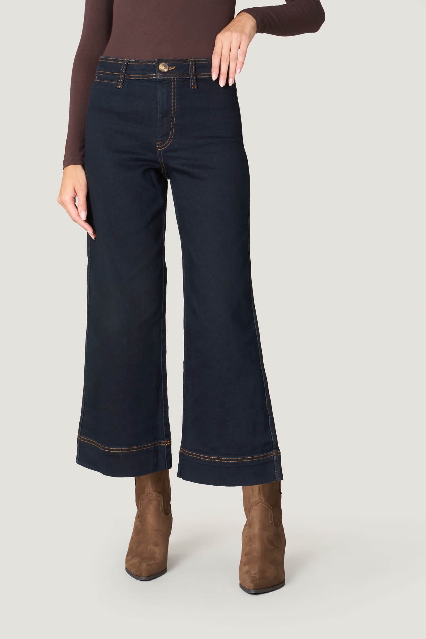 Jeans Wide Leg Vita Media