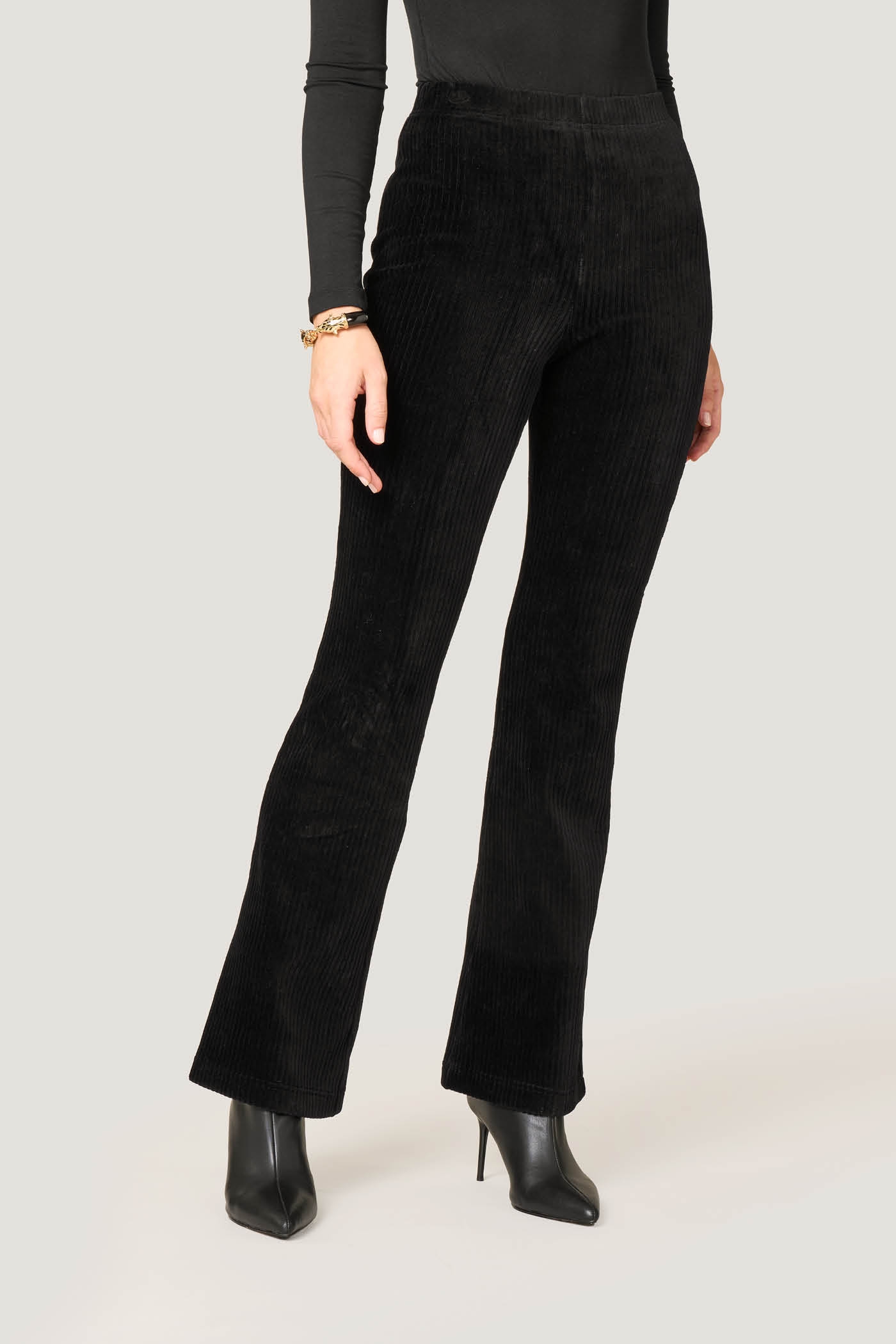 Pantaloni Flare Velluto a Costa Larga