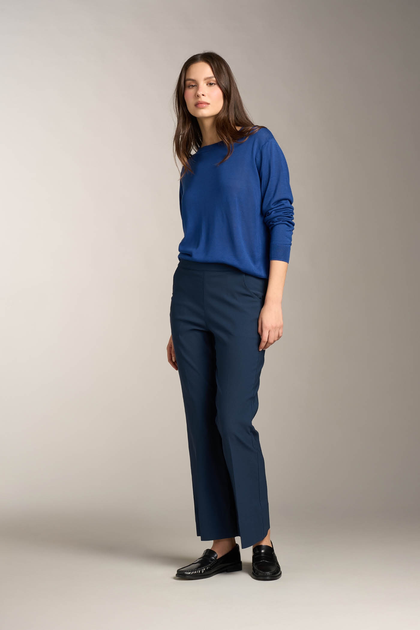 Leggings flare con viscosa
