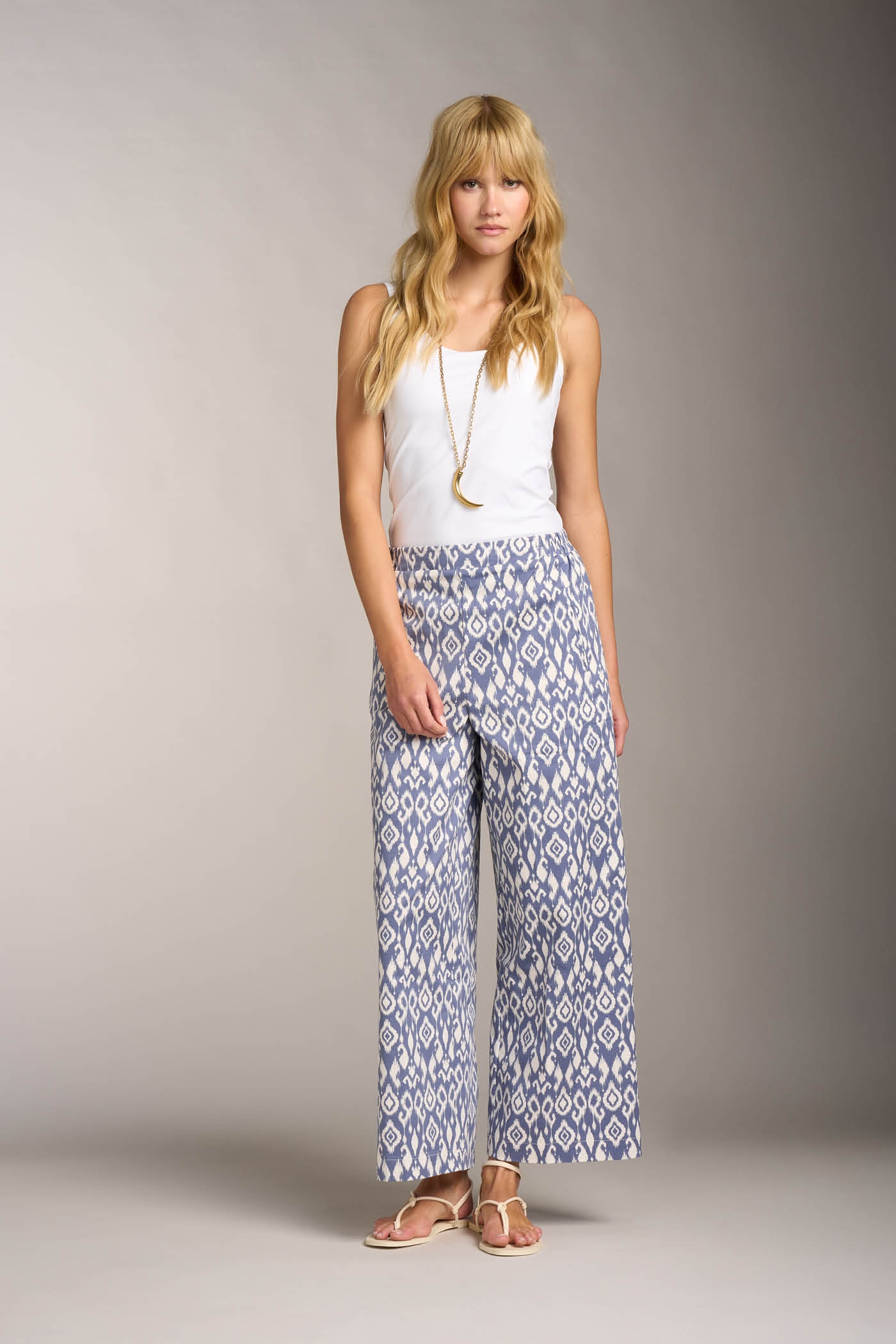 Leggings Wide Cropped Ikat