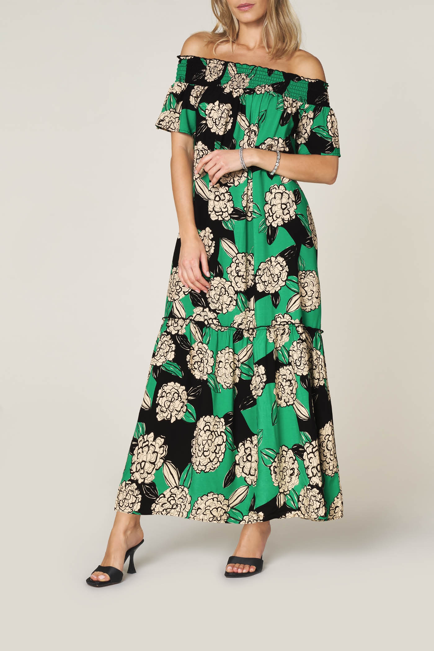 Abito scollo bardot store