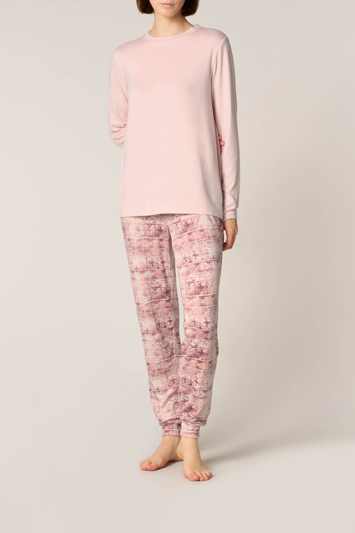Pigiama Set Stampa Dreamy Snowflake