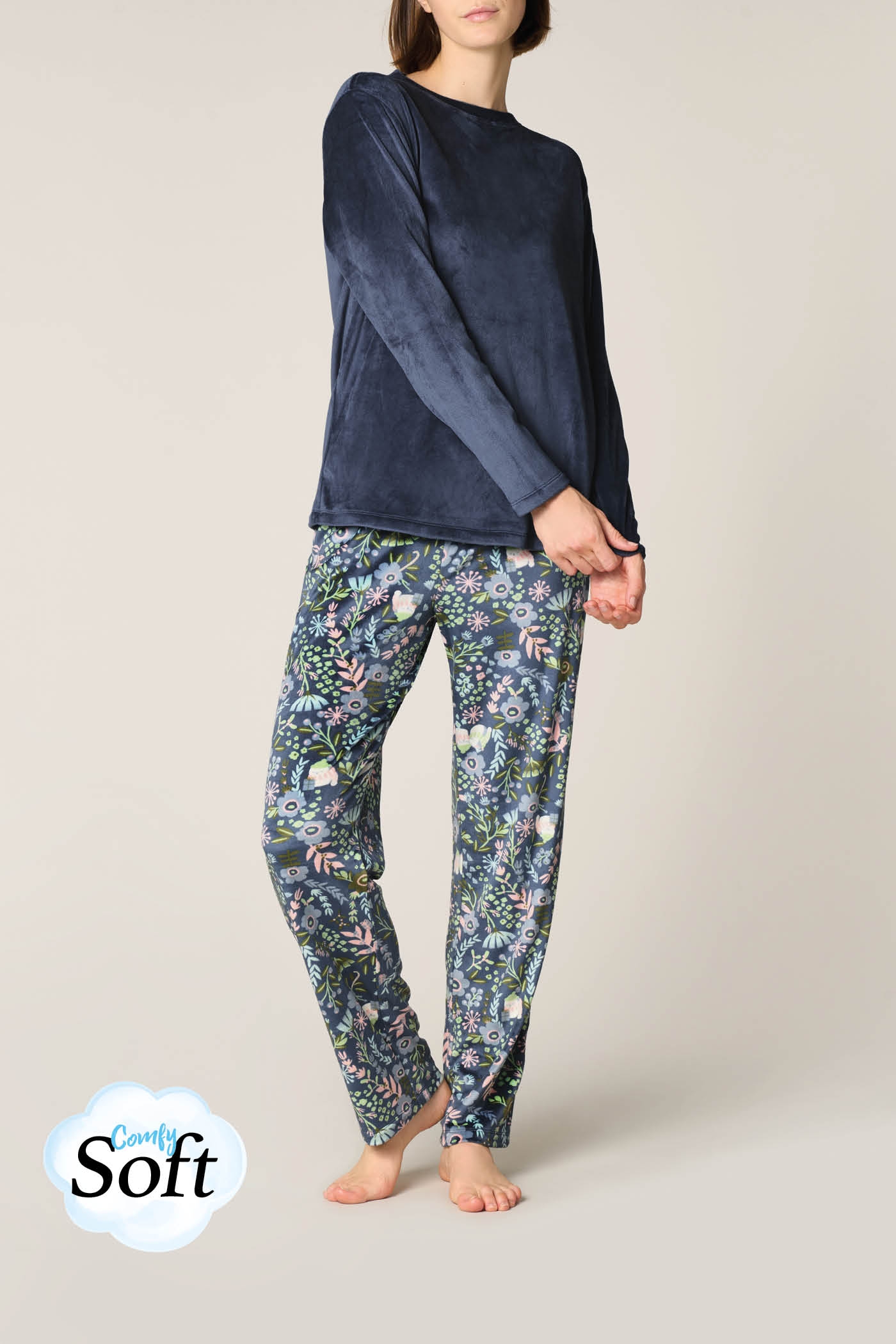 Pigiama Set Stampa Blue Fairytale