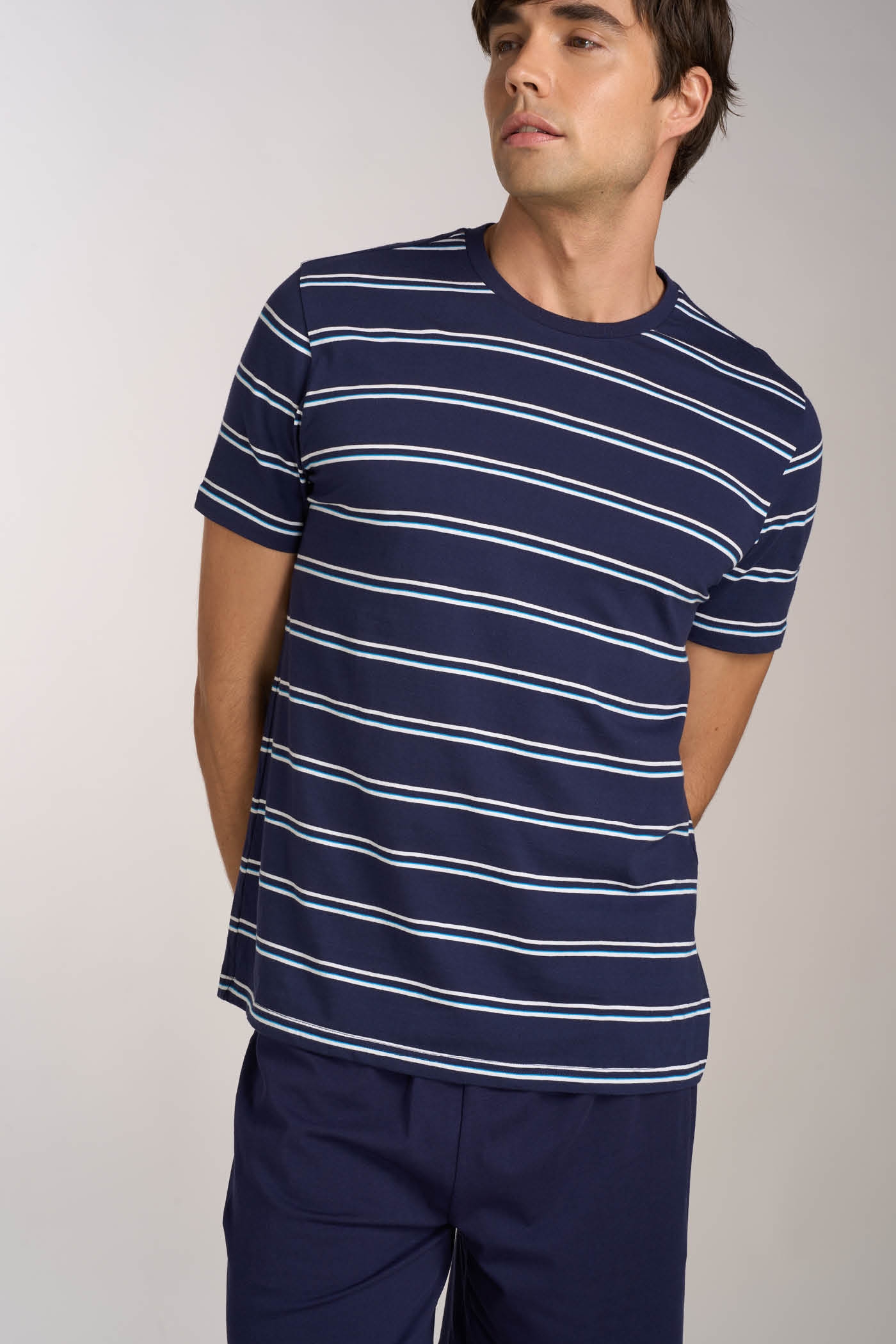 Pigiama Corto Lazy Stripes