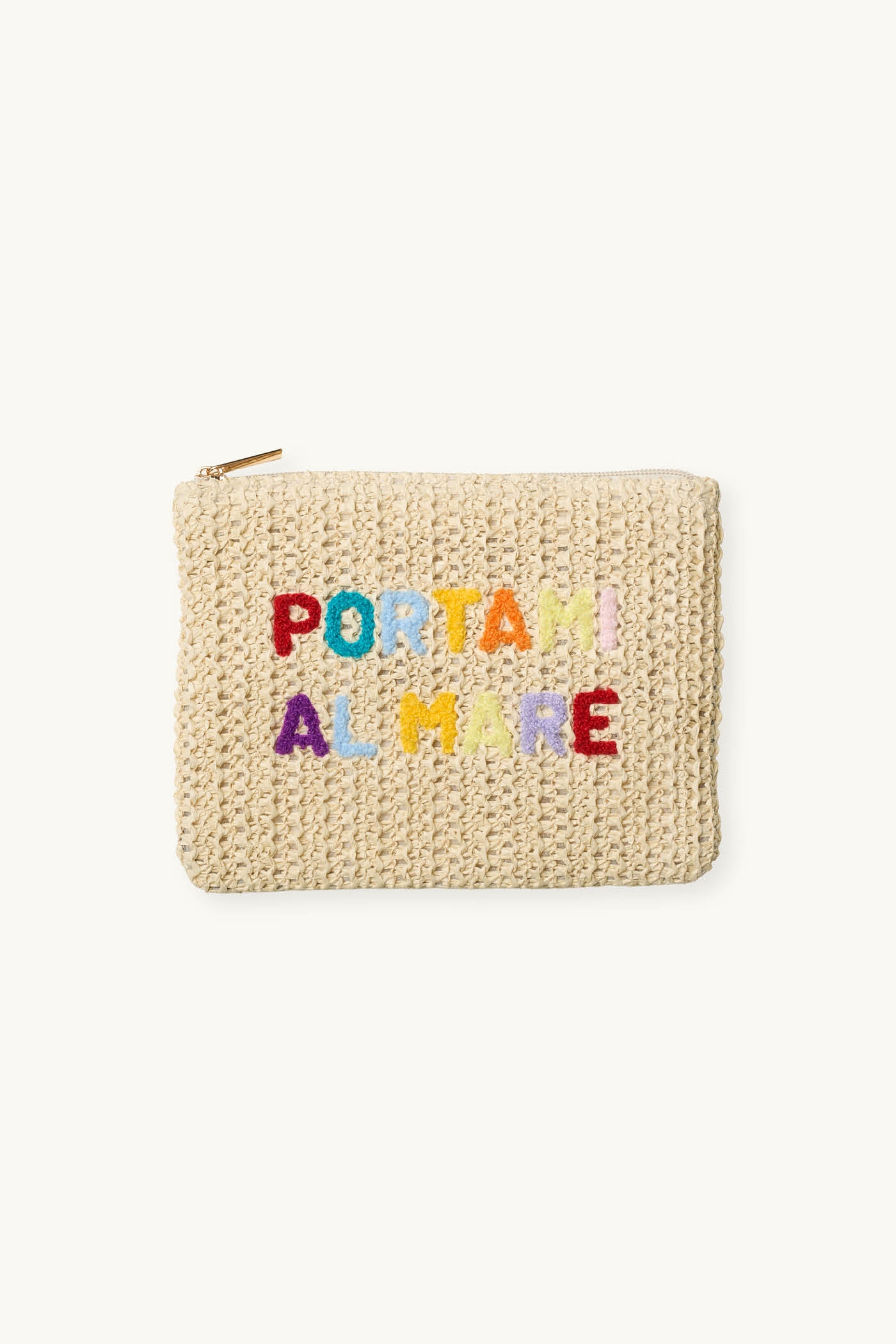Pochette In Paglia Portami Al Mare