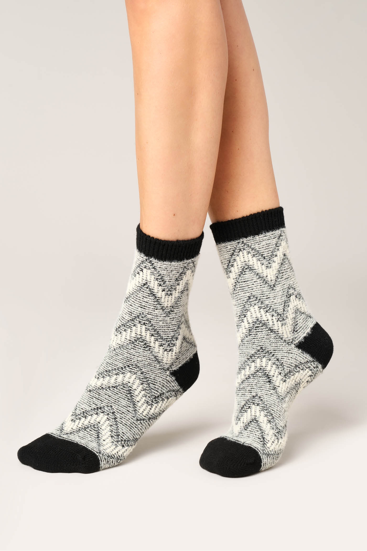 Calze Corte Fantasia Chevron