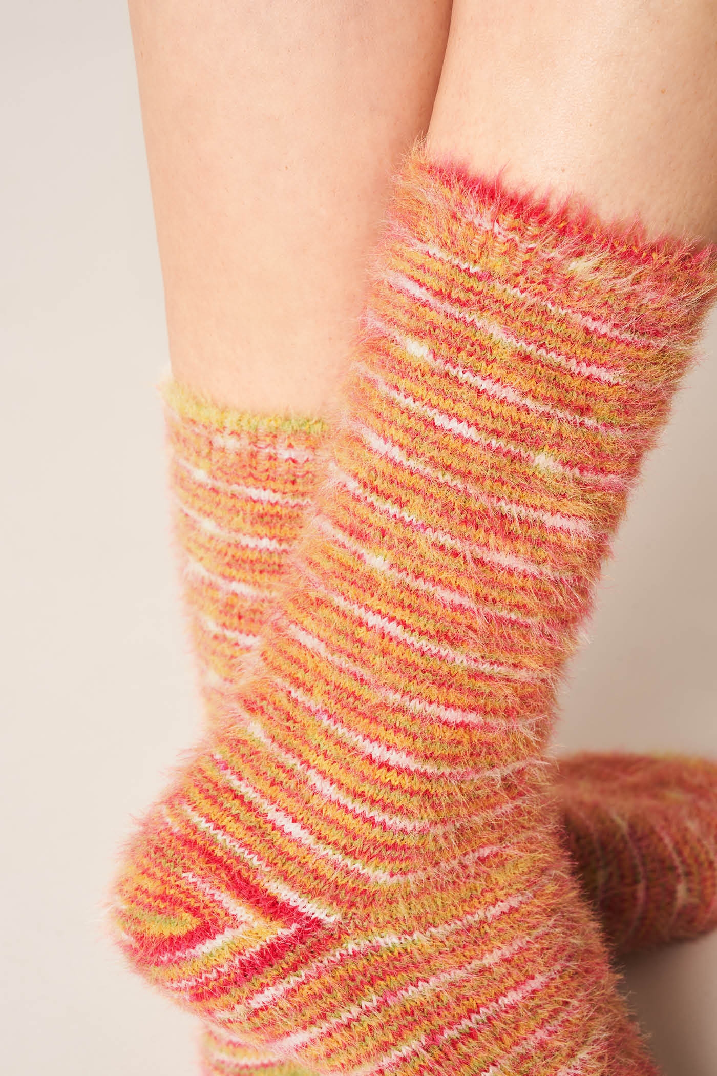 Calze Corte Furry Multicolor