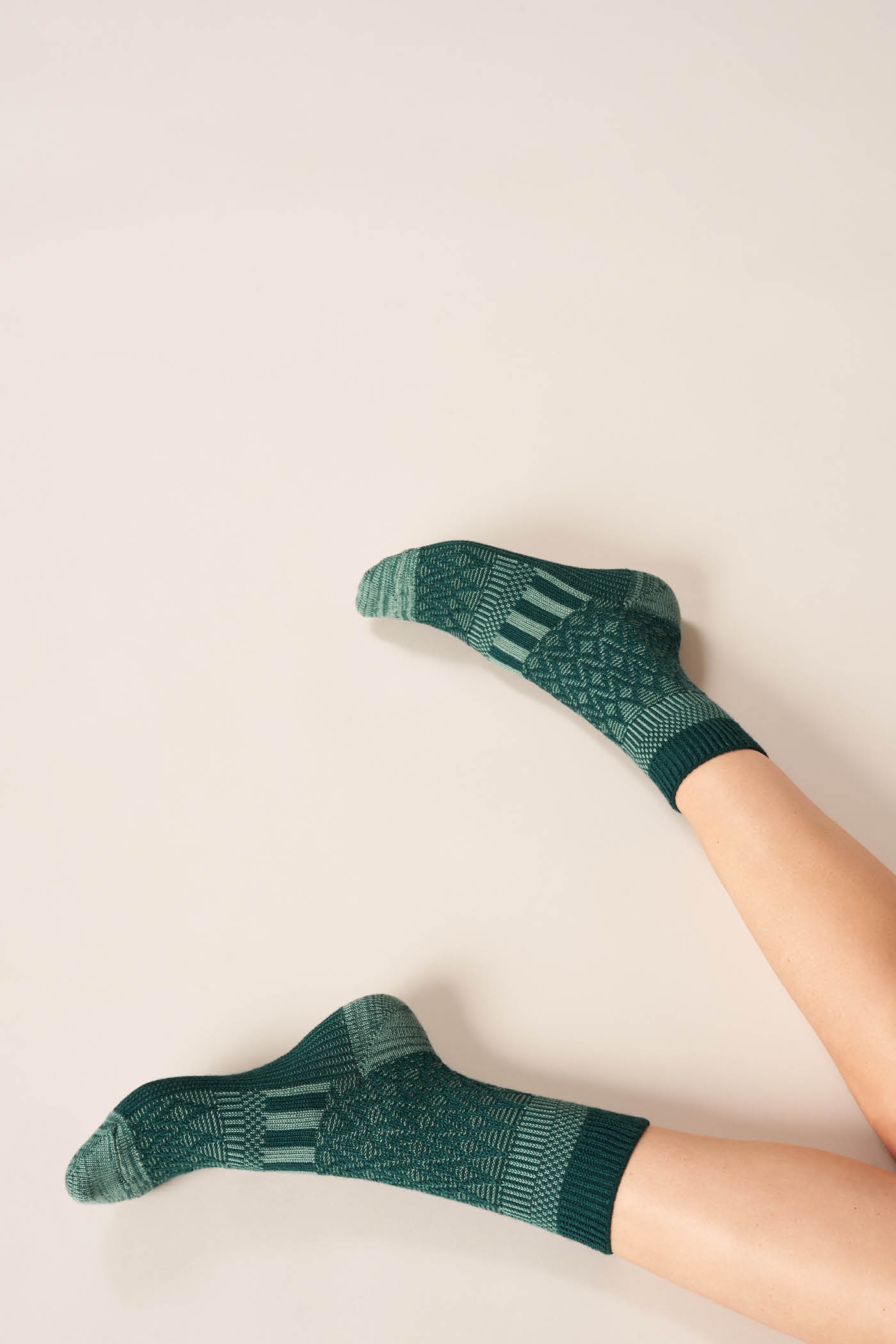 Calze Corte Fantasia Patchwork