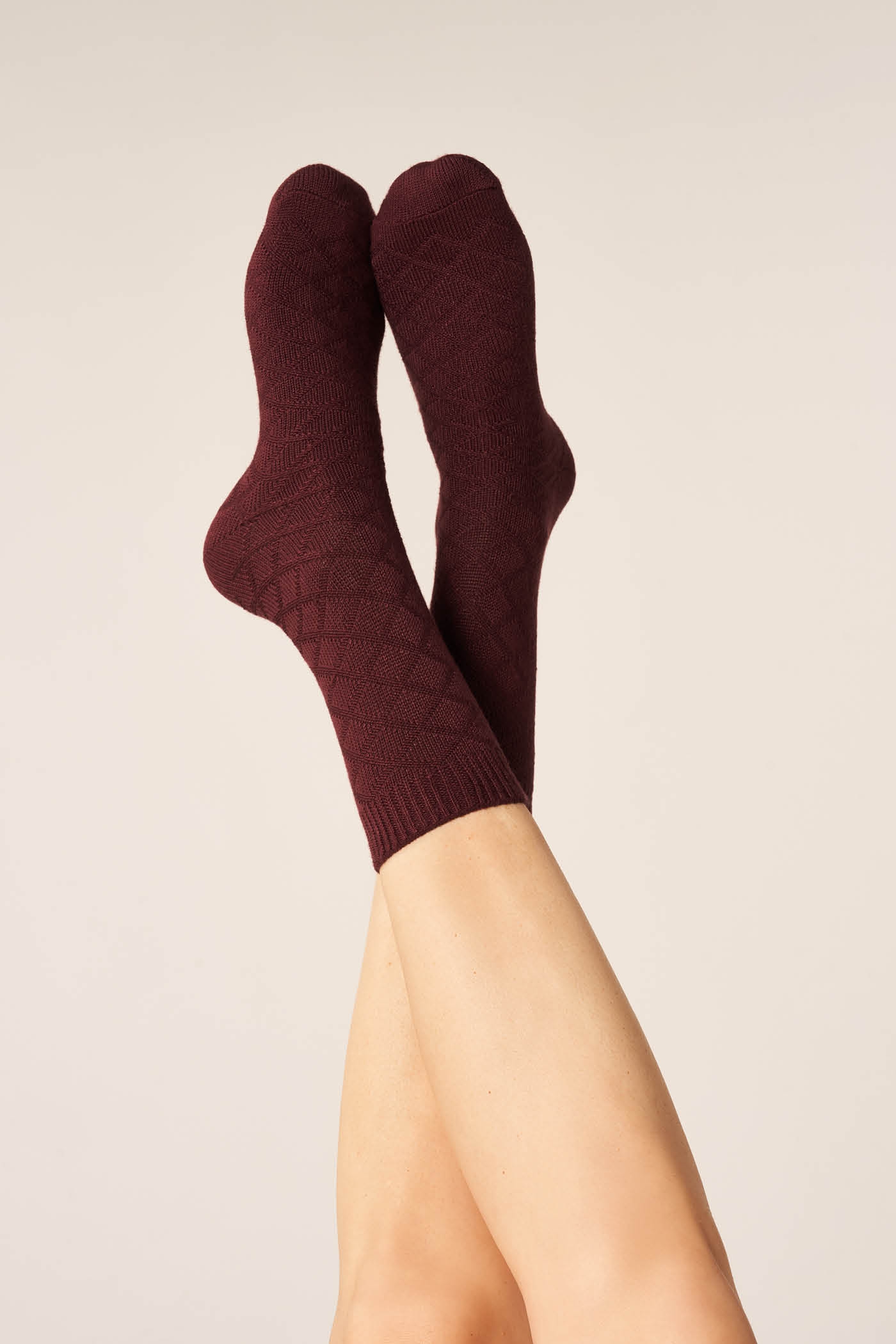 Calze Corte Jacquard Rombi