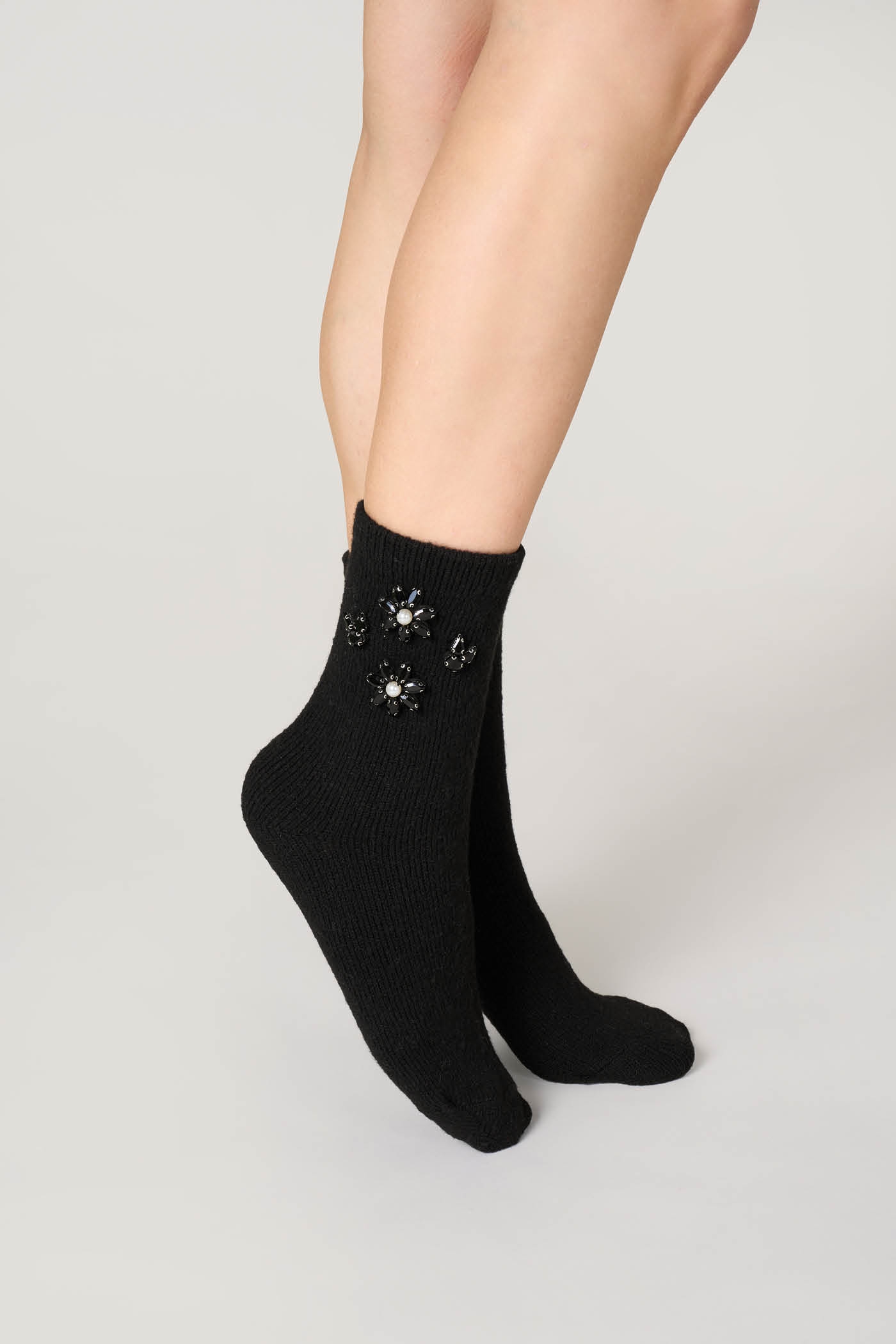 Pantaloni Wide Leg Con Bottoni