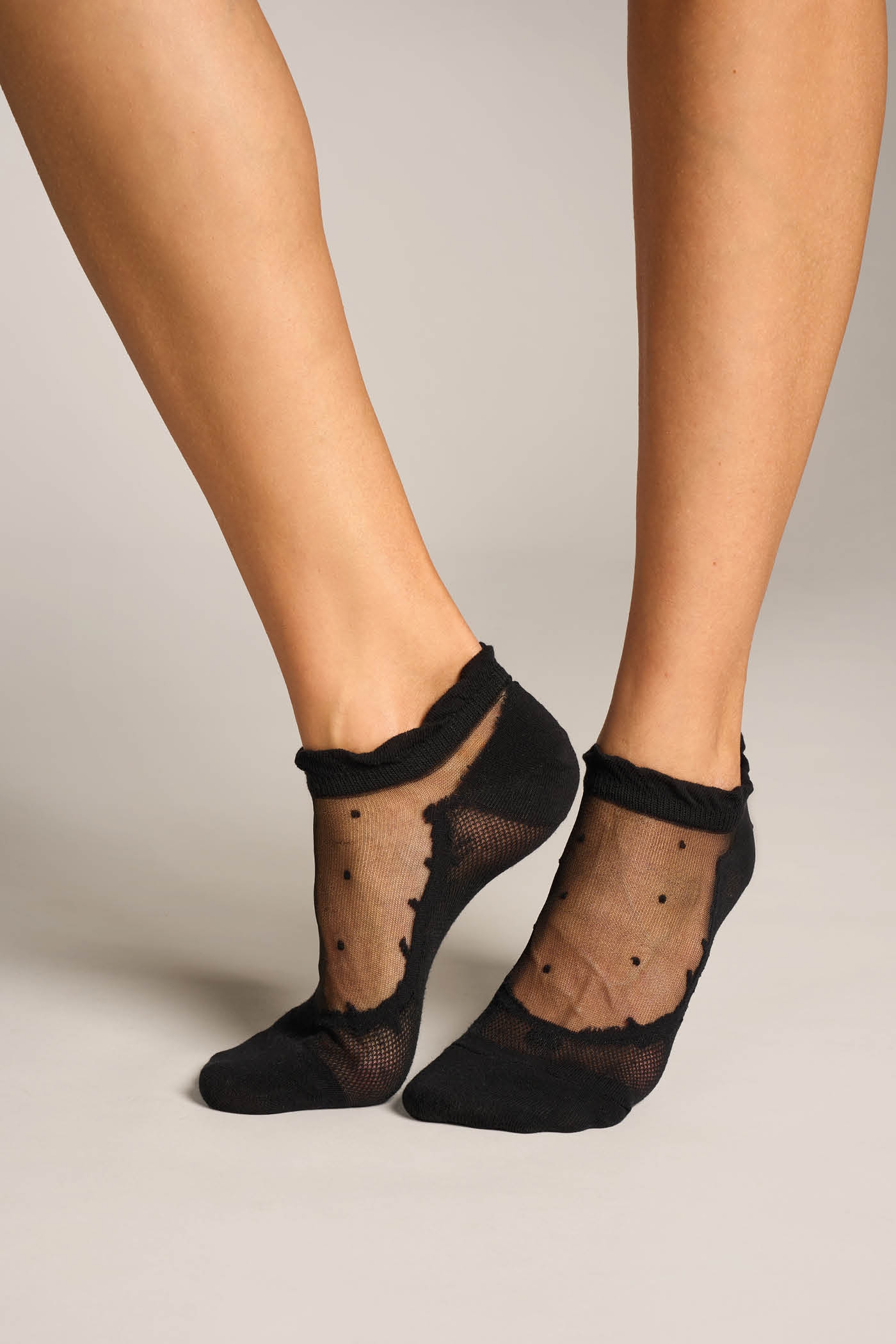 Mini Calzino Kitty Pois