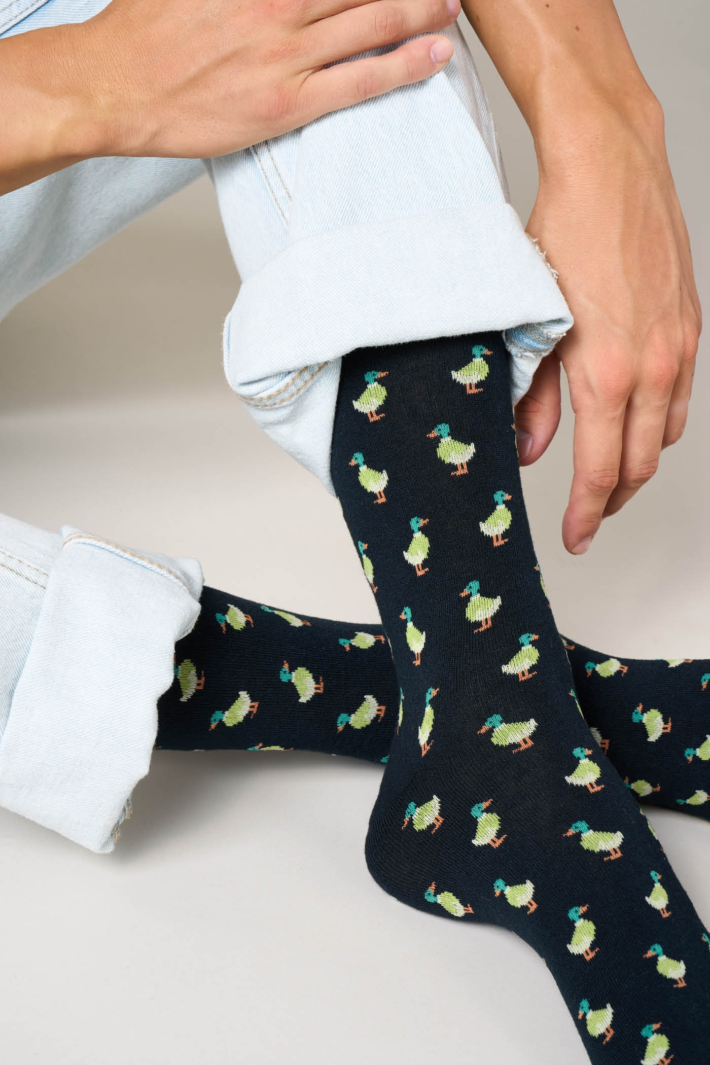 Calza Lunga con Cashmere Duck