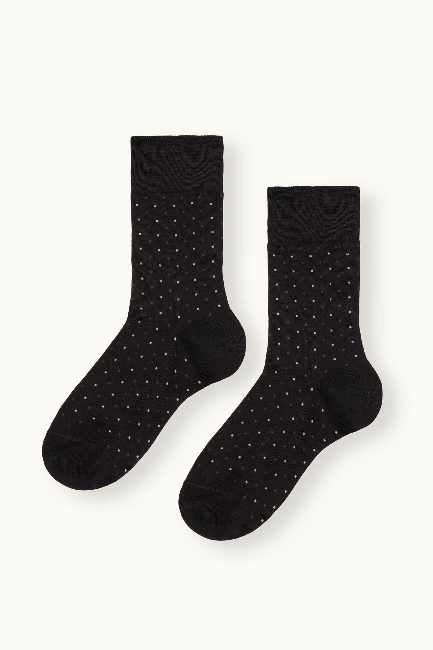 Calzino 3/4 in filo di Scozia con Dots
