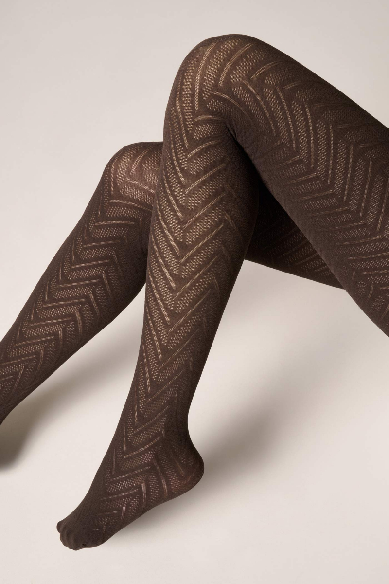 Collant jacquard on sale