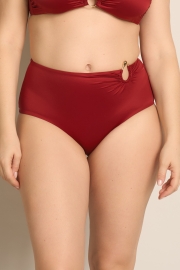 Slip Fianco Alto Con Accessorio Glossy