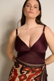 Costume Intero Incrociato Glossy