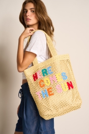 Borsa In Paglia Traforata
