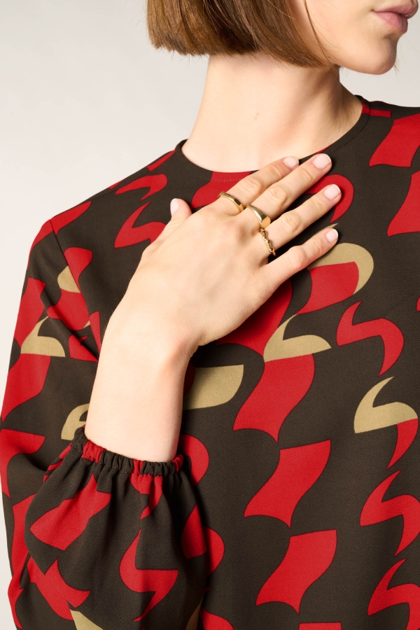 Camicia Fantasia 70's Manica Lunga