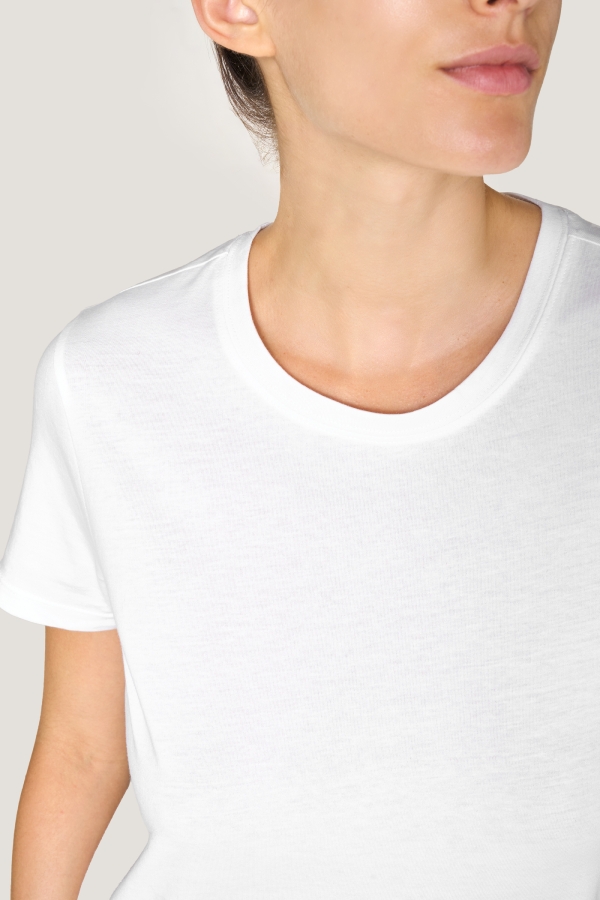 Goldenpoint T-Shirt Intima Uomo In Cotone Organico Girocollo - Canottiera Basic Morbida, Da Pigiama O Per Tutti I Giorni - 3