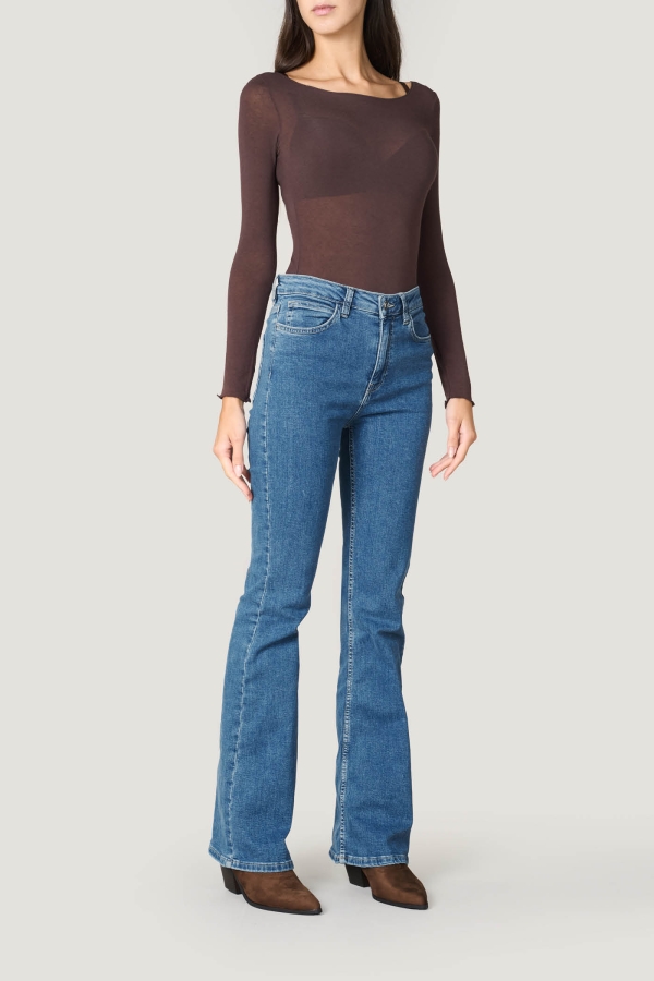 Jeans Flare Long Vita Media