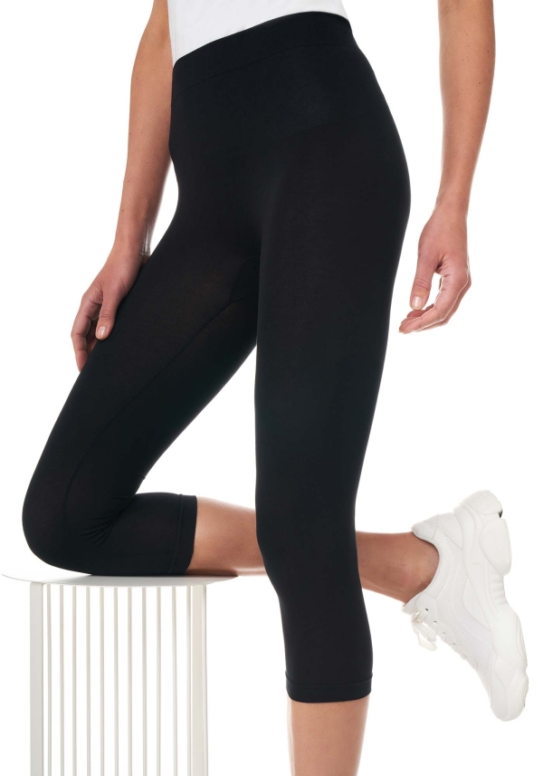Leggings capri in leggero micromodal