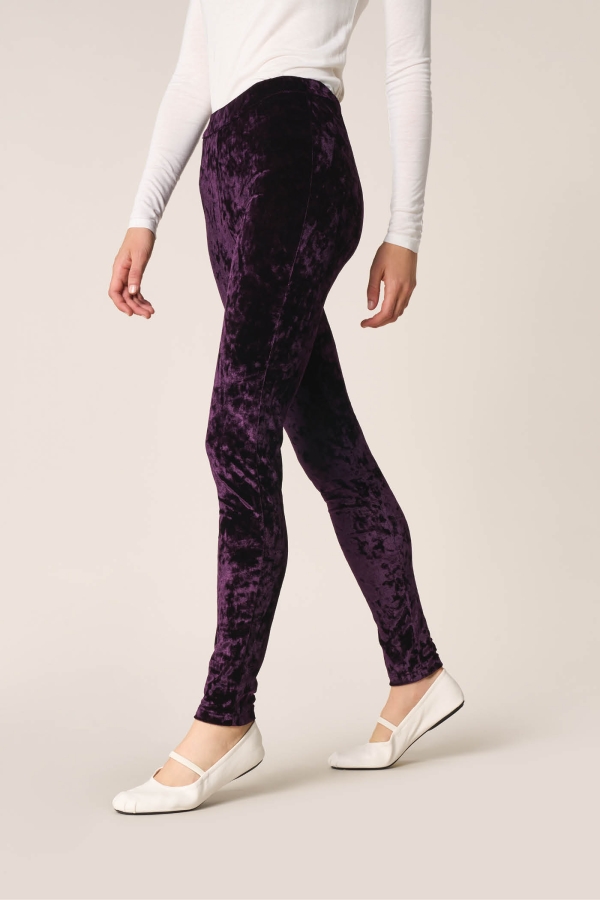 Leggings Skinny Velluto Ciniglia