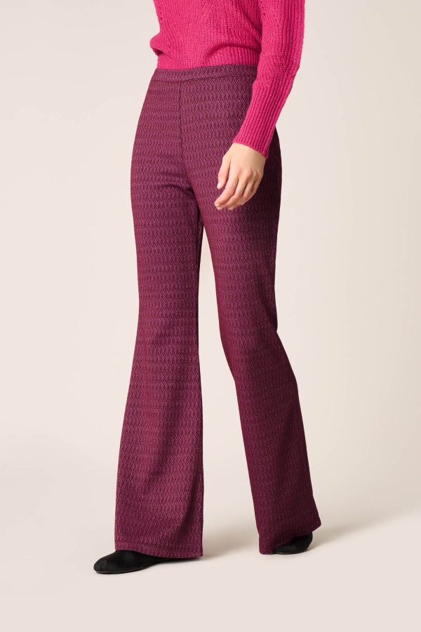 Leggings Flare Long in Maglia