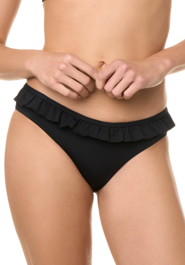 Slip Rouches Costume Tinta Unita