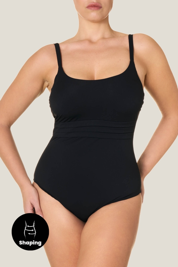 Costume Intero Shaping Dettaglio Plisse goldenpoint