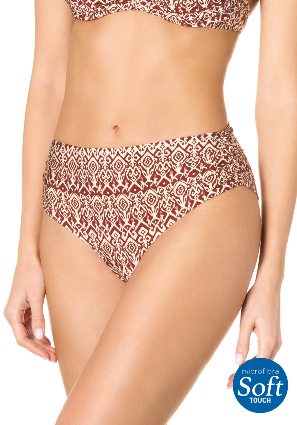 Slip Fianco Alto Arricciato Costume Ashram
