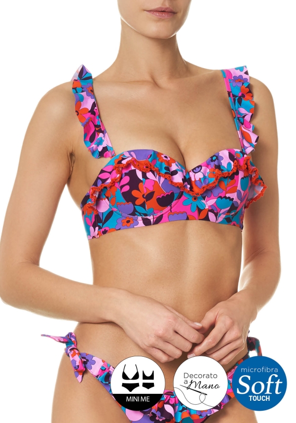 Fascia Push Up Ricamo Costume Groovie Holiday