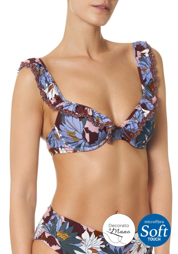 Reggiseno con Ferretto Costume Charming Ninfea