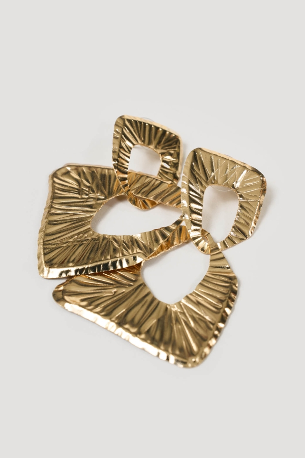 Coiris Orecchini Pendenti A Goccia Donna In Lega E Acrilico: 2 Paia Colorati (ER1083-Amber Gold)