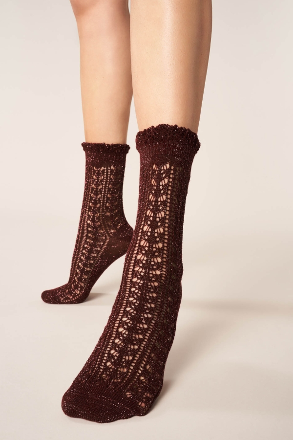 Calzino Traforato con Ruches Doll