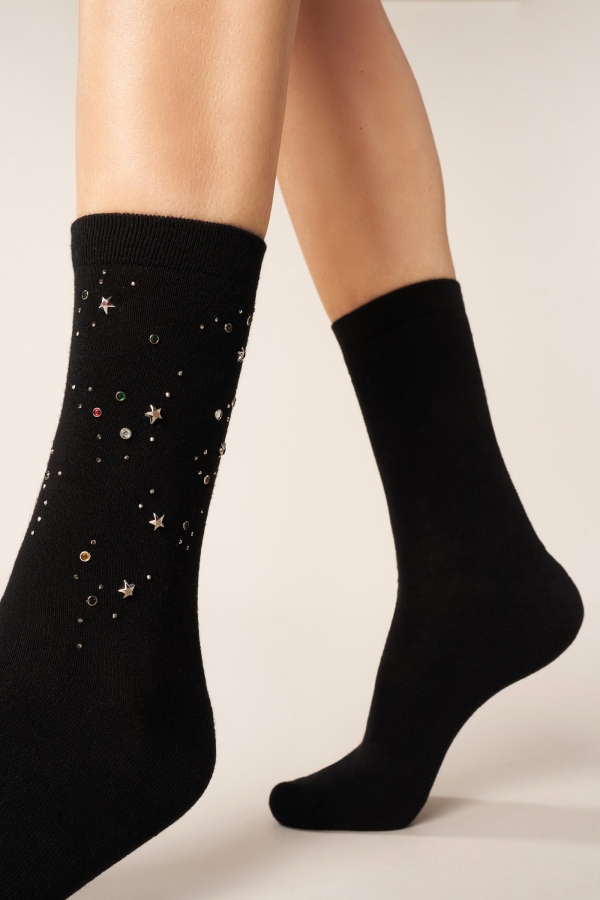 Calzino con Applicazione Night Sky