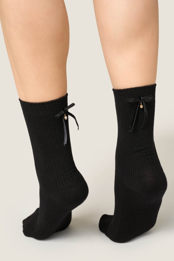 Set Da 6 Paia Di Calze Casual A Costine Da Donna, In Colori - Foto 6