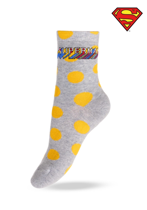 Calzino a pois Superman