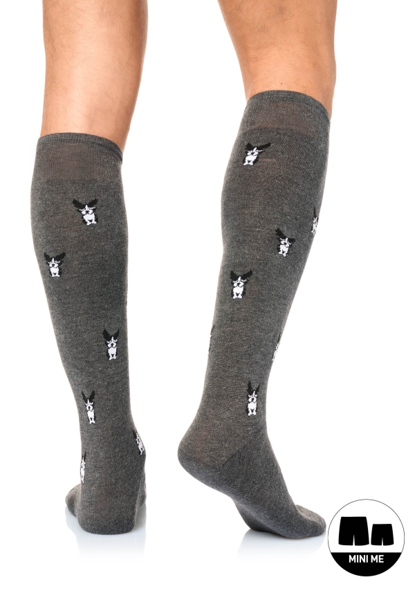 Calza Lunga con Cashmere Bulldog