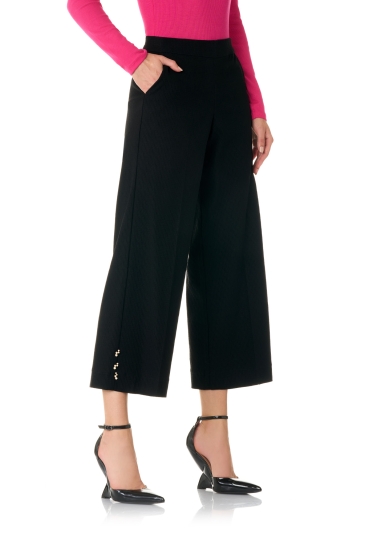 Leggings Cropped con Bottoni