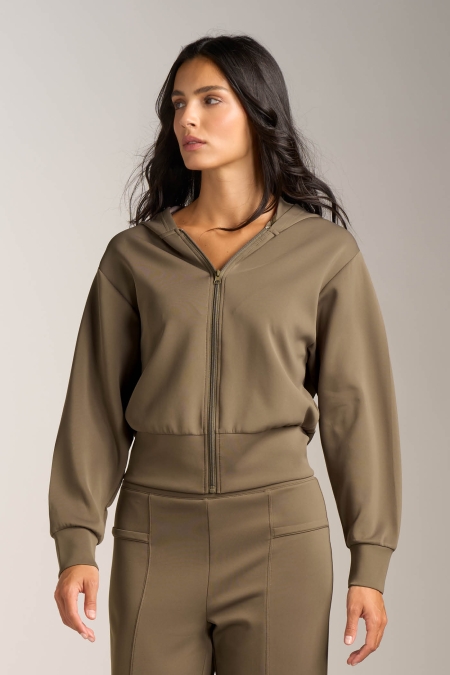 Full Zip Con Cappuccio