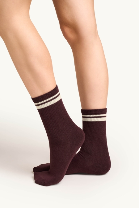 Calzino a Righe Sportive
