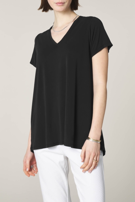 Maglia Scollo a V Manica Corta