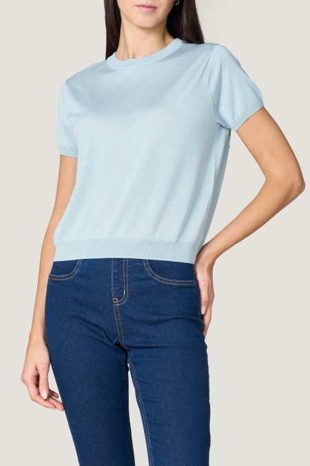 Maglia Scollo Tondo Manica Corta