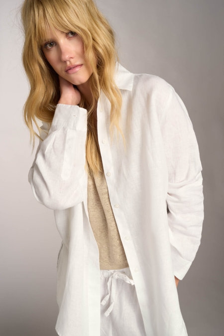 Camicia in Lino manica Lunga