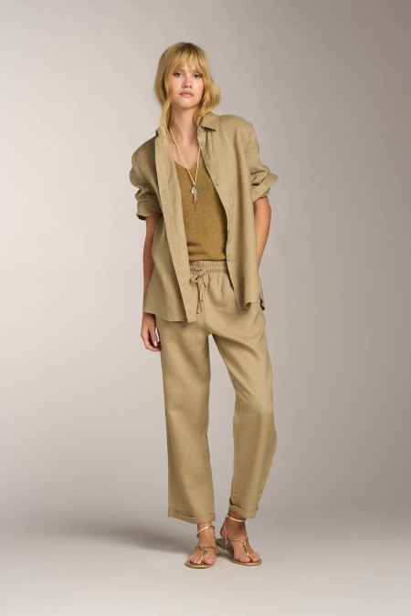 Camicia in Lino manica Lunga