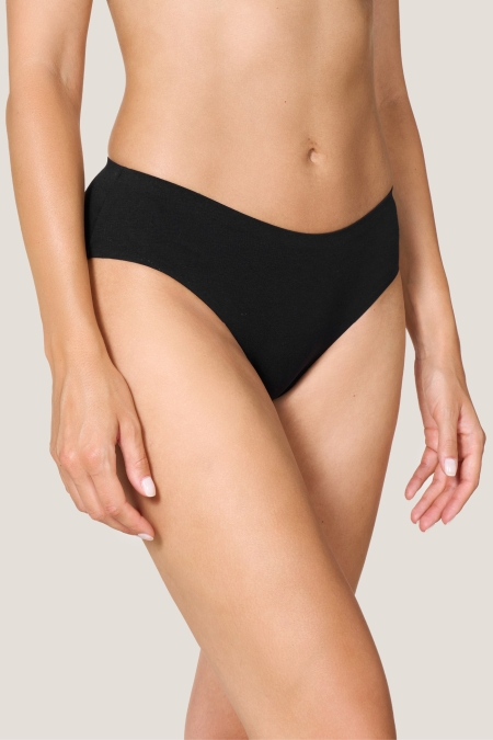 Slip Fianco Medio Seamless con Cotone
