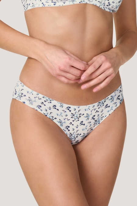 Slip Fianco Basso Cotone Bluebell